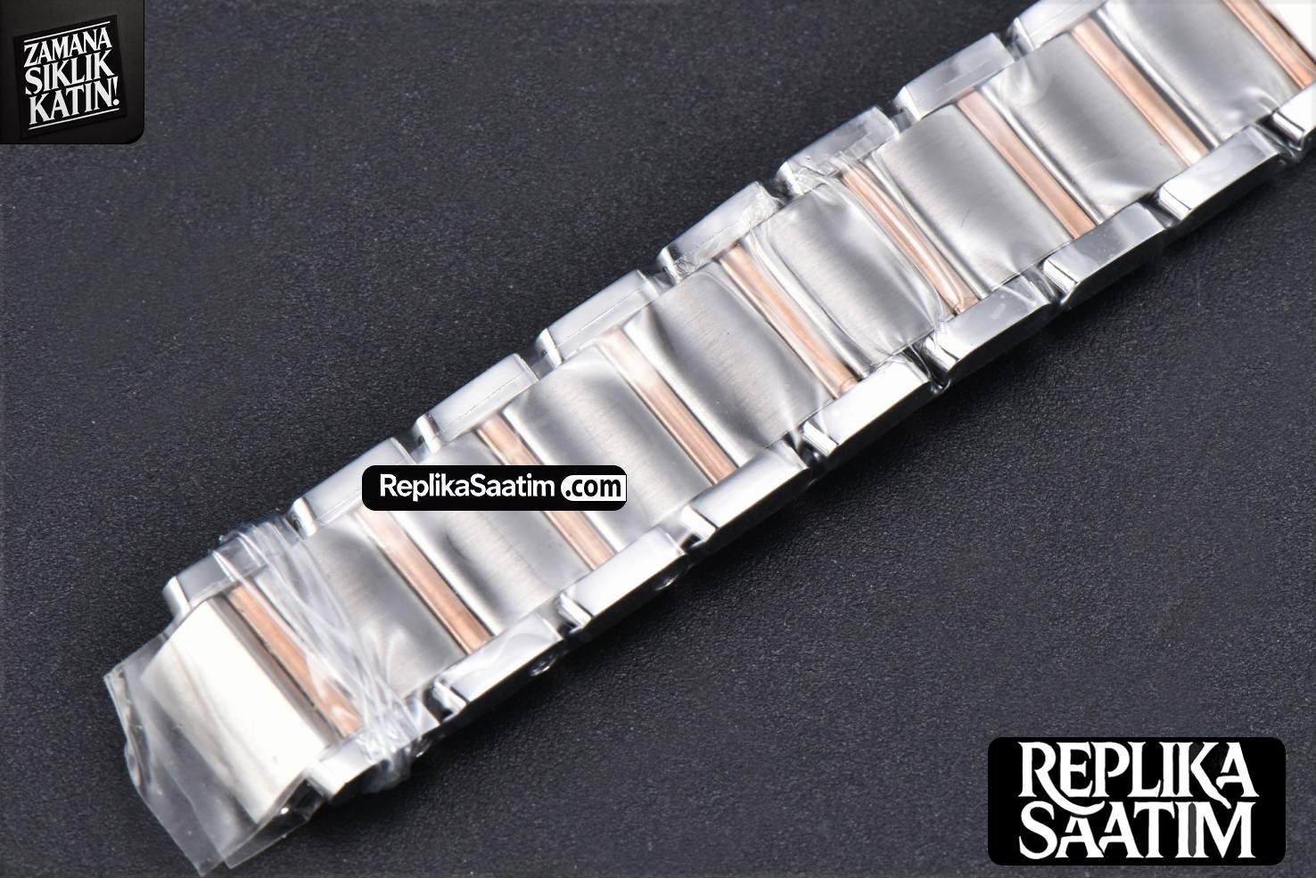 Tank Francaise Small 25.7mmx21.2mm 8848F RG/SS Bracelet Quartz -18