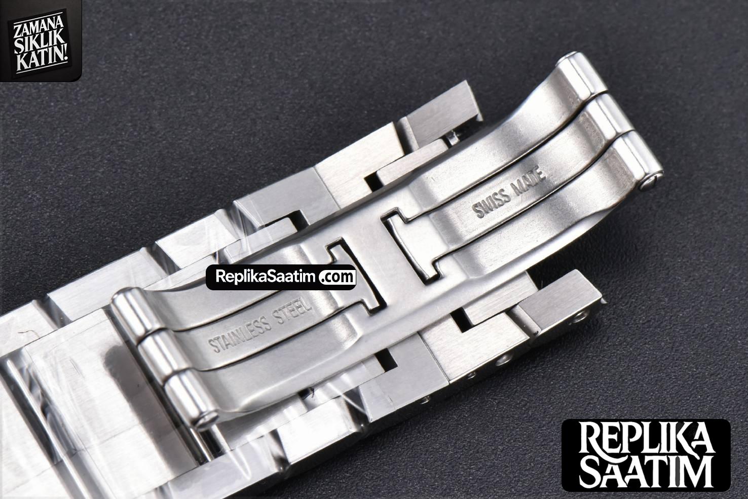 Tank Francaise Small 25.7mmx21.2mm 8848F Slim SS Bracelet Quartz -17