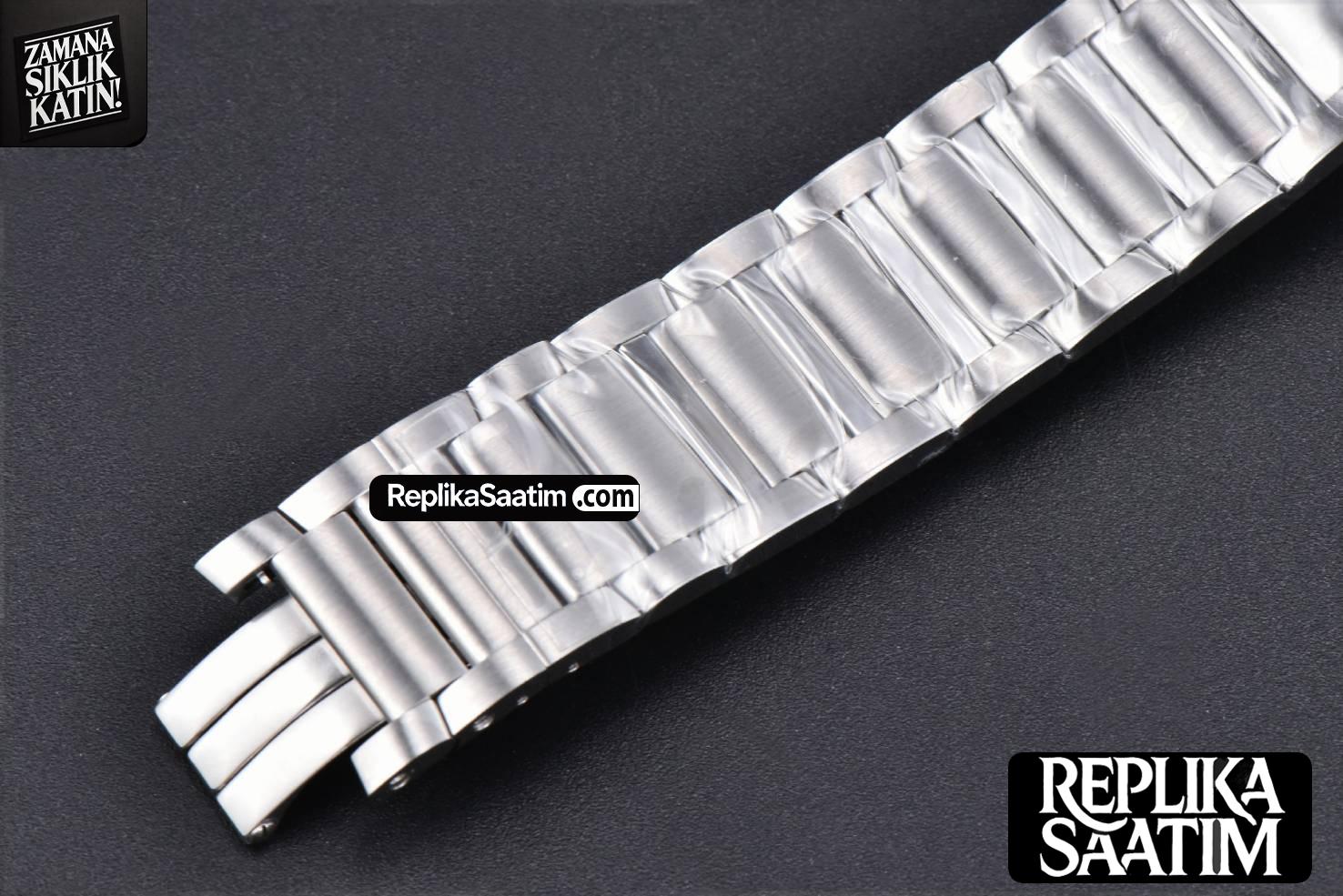 Tank Francaise Small 25.7mmx21.2mm 8848F Slim SS Bracelet Quartz -18