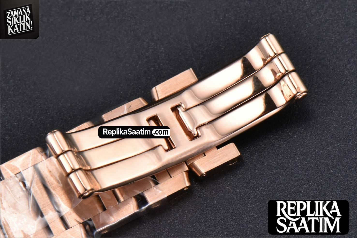 Tank Francaise Small Diamonds 25.7mmx21.2mm 8848F RG Bracelet Quartz -17