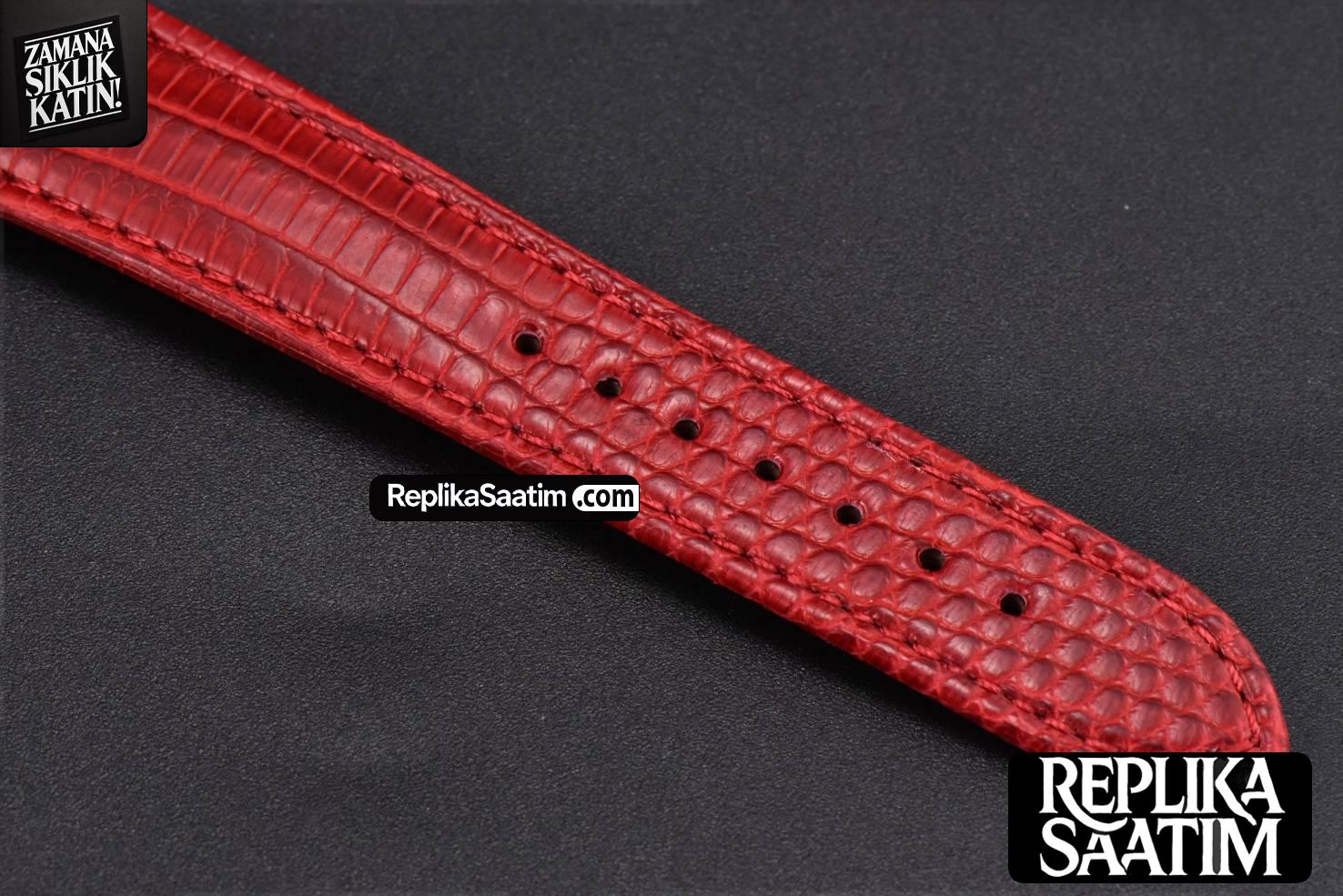 Tank Must Large 33.7×25.5mm K11F Red Dial Red Corc Texture Leather Strap Quartz -21