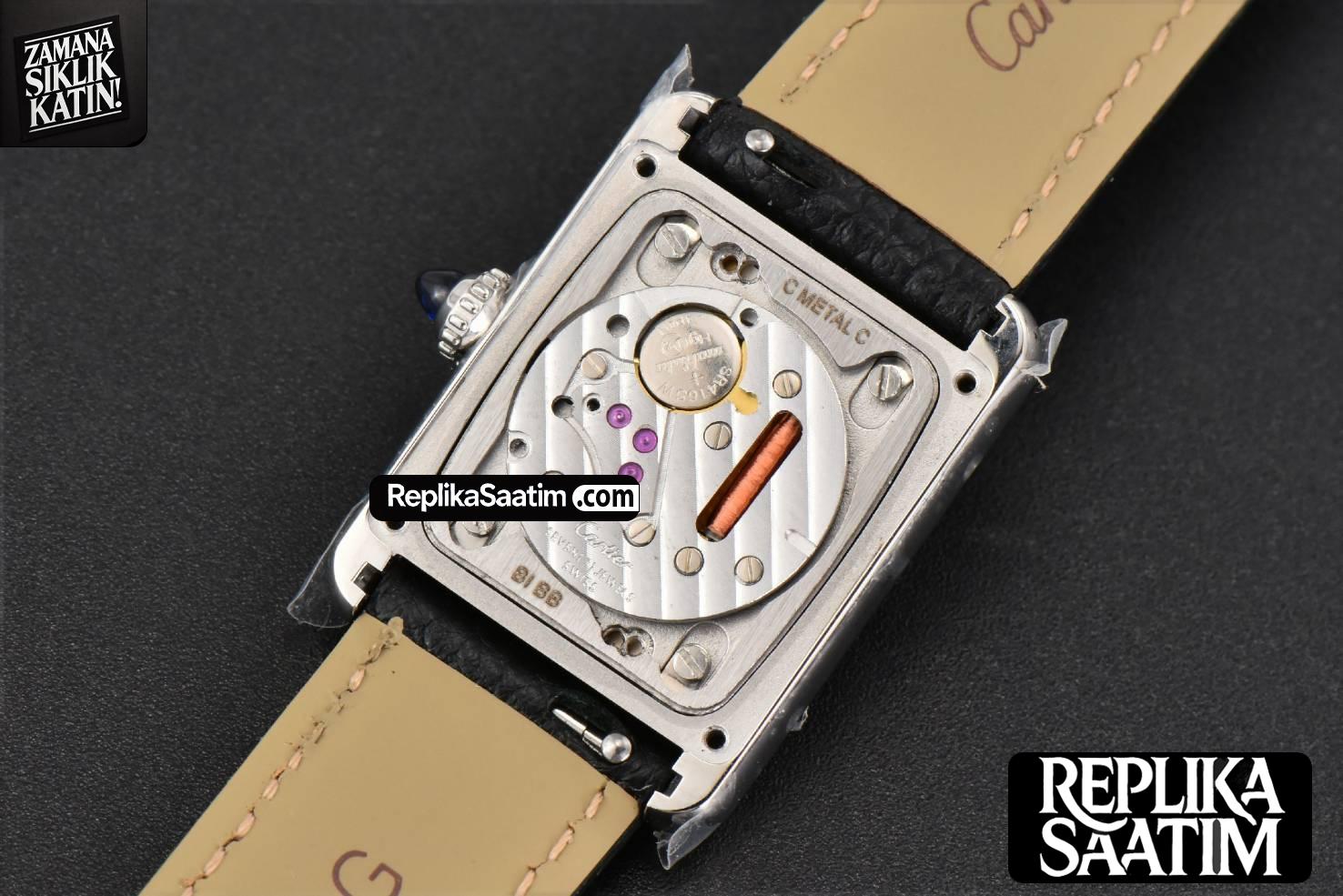 Tank Must Small 29.5×22mm Diamond K11F White Dial Brown Smooth Strap Quartz -16