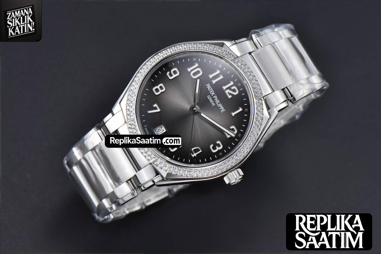 Twenty-4 7300 36mm PPF Diamond Gray Dial SS Bracelet 324CS -03