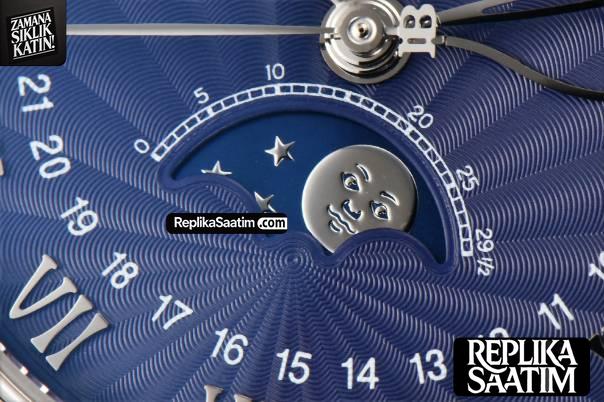 Villeret 6654 40mm Complicated Function OMF Blue Dial Black Leather Strap A6654 V3 -06