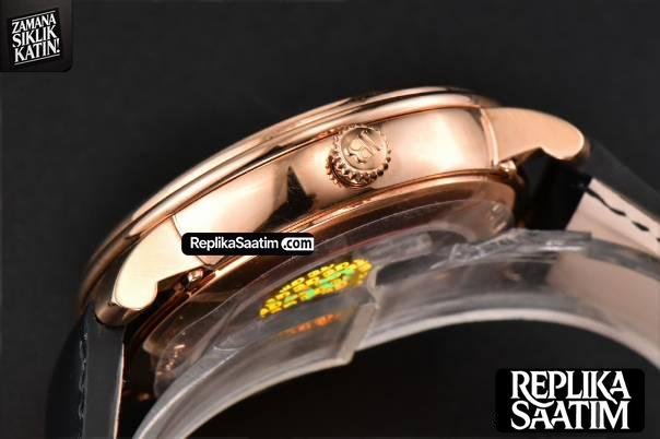 Villeret 6654 40mm Complicated Function OMF RG White Dial Black Leather Strap A6654 V3 -11