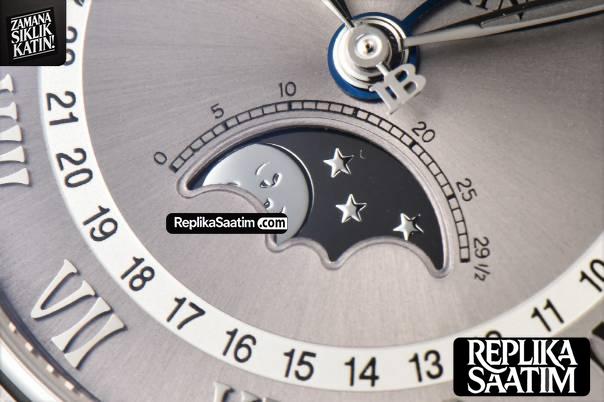 Villeret 6654 40mm Complicated Function OMF Silver Dial Black Leather Strap A6654 V3 -05