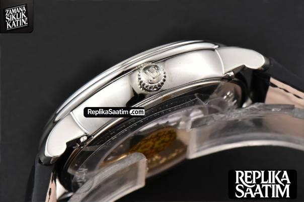 Villeret 6654 40mm Complicated Function OMF Silver Dial Black Leather Strap A6654 V3 -12
