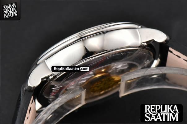 Villeret 6654 40mm Complicated Function OMF Silver Dial Black Leather Strap A6654 V3 -13