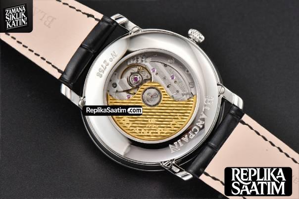 Villeret 6654 40mm Complicated Function OMF Silver Dial Black Leather Strap A6654 V3 -14