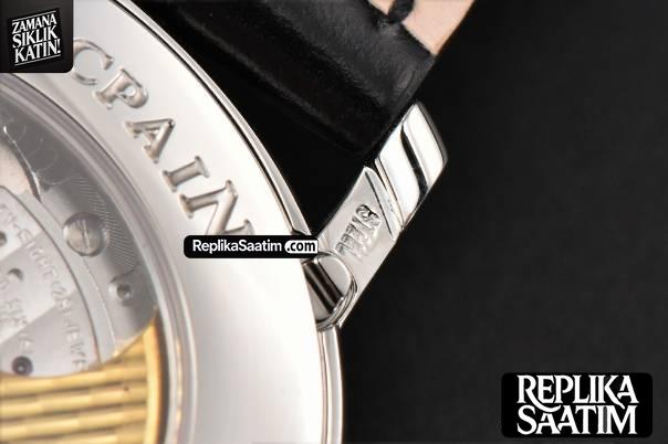 Villeret 6654 40mm Complicated Function OMF Silver Dial Black Leather Strap A6654 V3 -21