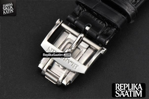 Villeret 6654 40mm Complicated Function OMF Silver Dial Black Leather Strap A6654 V3 -25