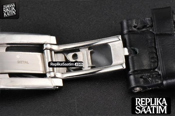 Villeret 6654 40mm Complicated Function OMF Silver Dial Black Leather Strap A6654 V3 -27