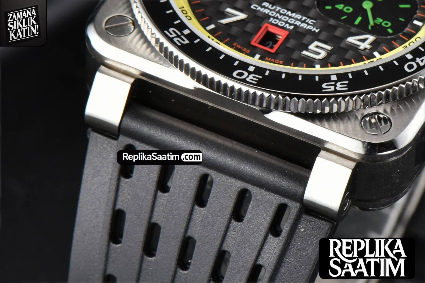 Vintage 03-94 Chronograph  BRF 42mm  Stainless steel Black Rubber Strap -09
