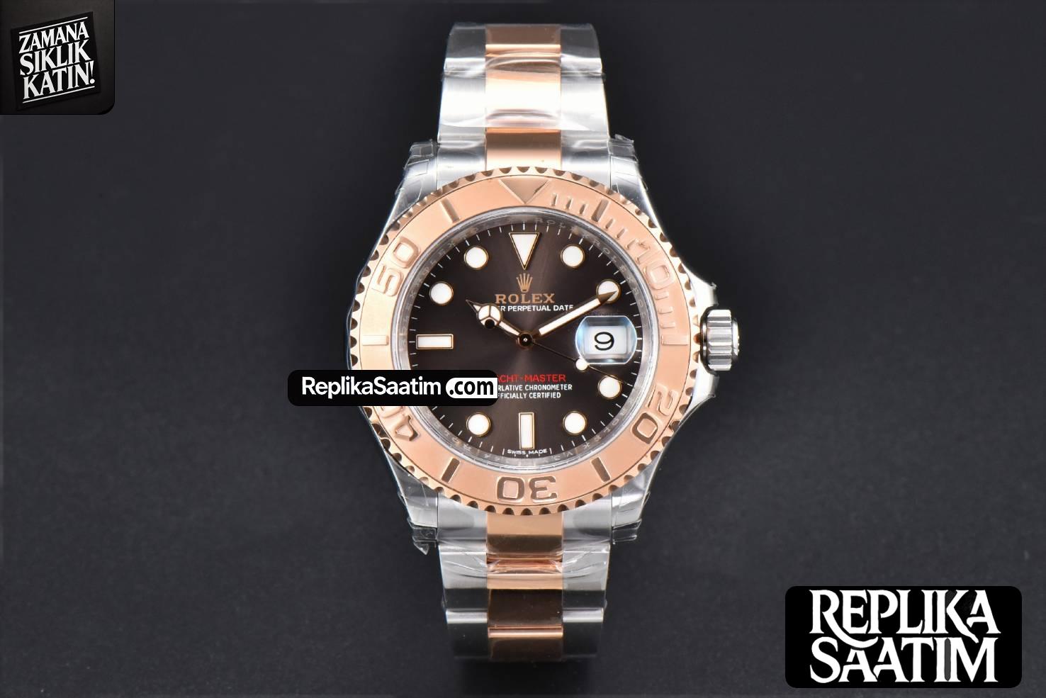 Yacht-Master 116621 RG/SS VSF 40MM Brown Dial RG/SS Bracelet VS3135 -02