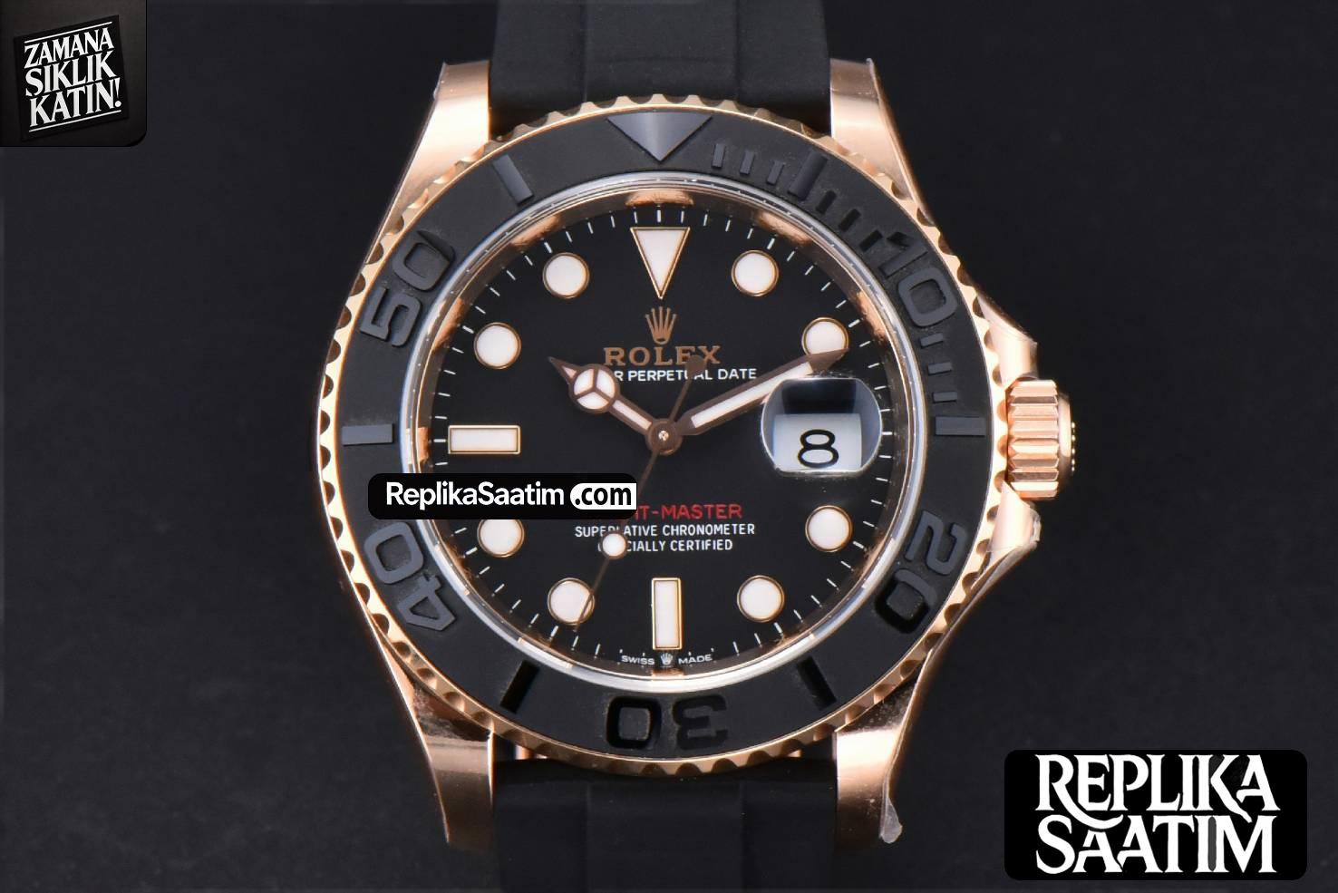 Yacht-Master 126622 ARF 40MM RG Black Ceramic Bezel Oysterflex Strap VR3235 -02