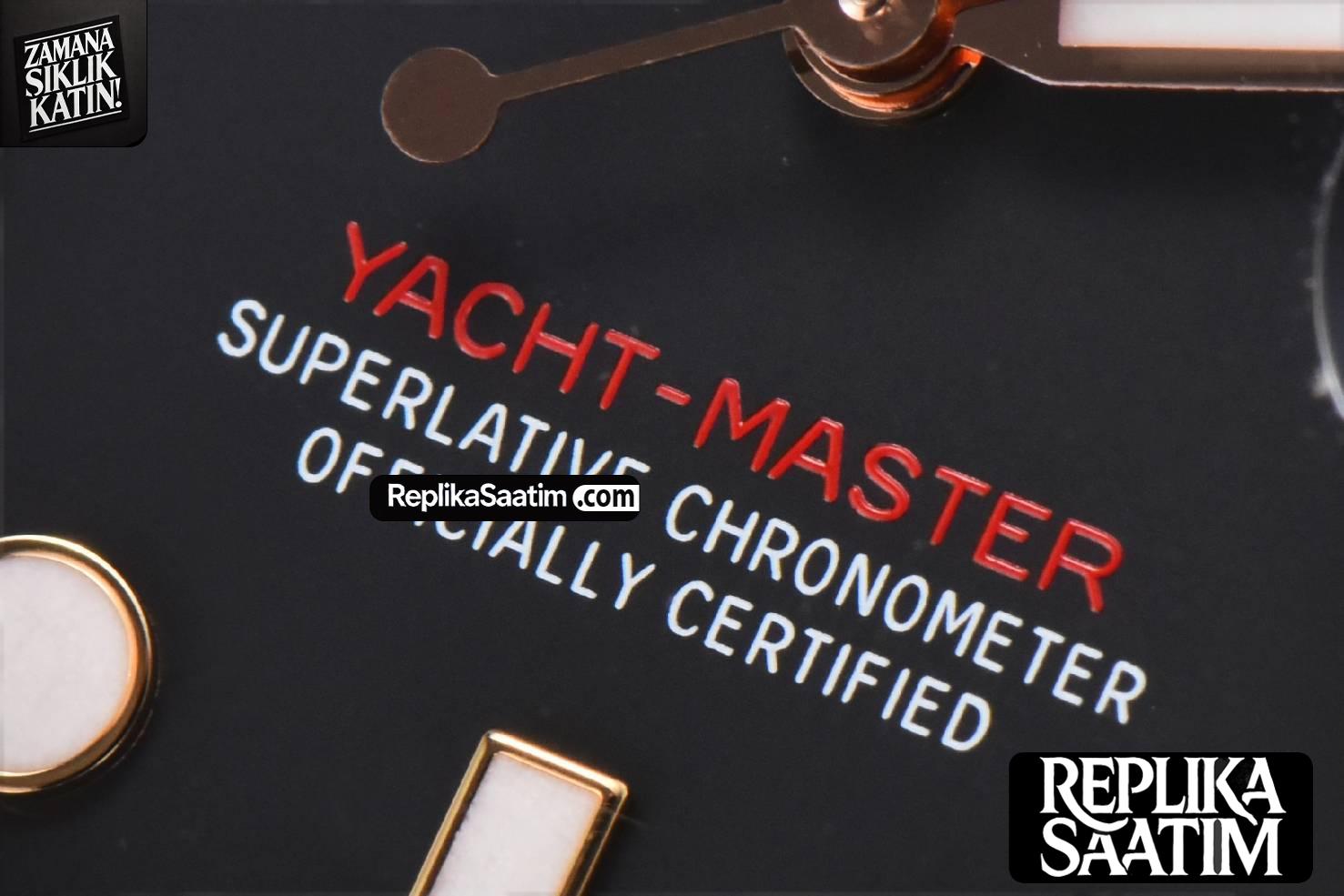 Yacht-Master 126622 ARF 40MM RG Black Ceramic Bezel Oysterflex Strap VR3235 -06