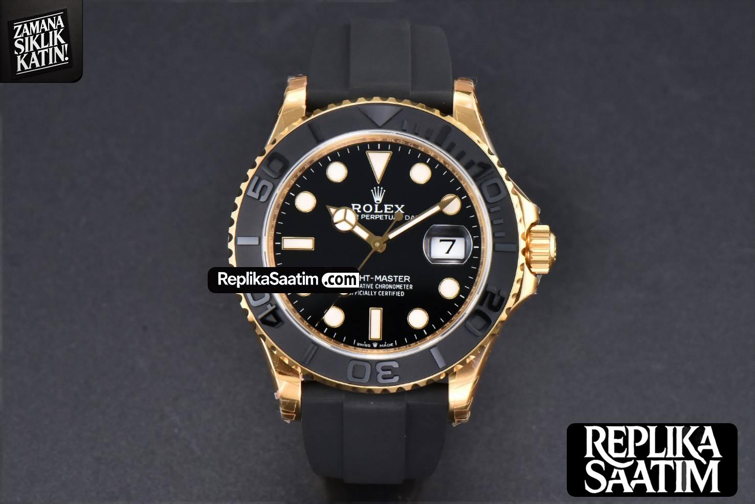 Yacht-Master 226658 42mm YG VSF Ceramic Black Dial Oysterflex Strap VS3235 -02