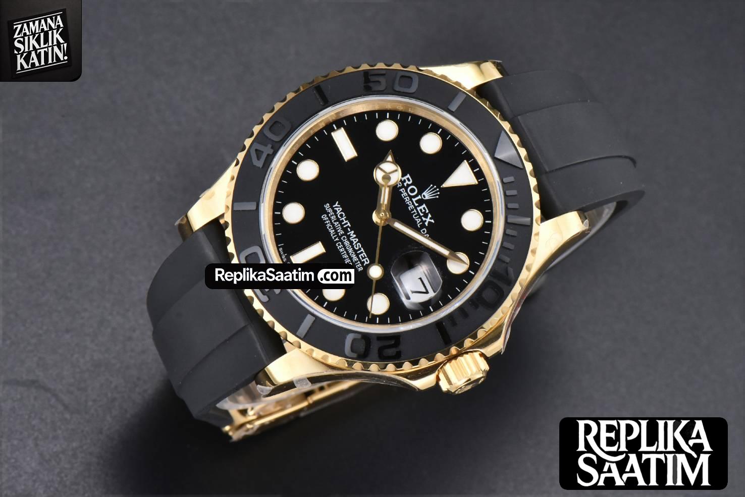 Yacht-Master 226658 GMF 42MM YG 3D Black Ceramic Bezel Oysterflex Strap VR3235 -02