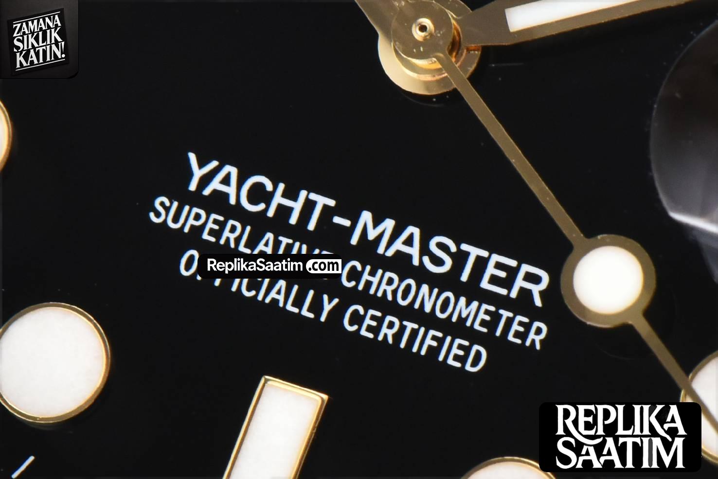 Yacht-Master 226658 GMF 42MM YG 3D Black Ceramic Bezel Oysterflex Strap VR3235 -06