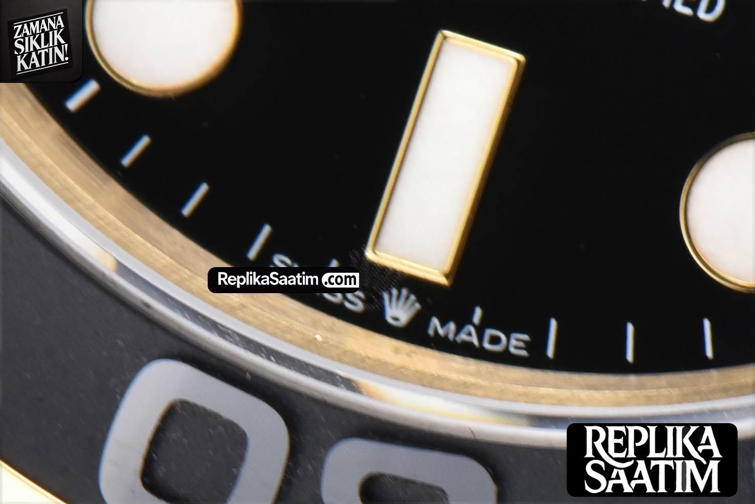 Yacht-Master 226658 GMF 42MM YG 3D Black Ceramic Bezel Oysterflex Strap VR3235 -07