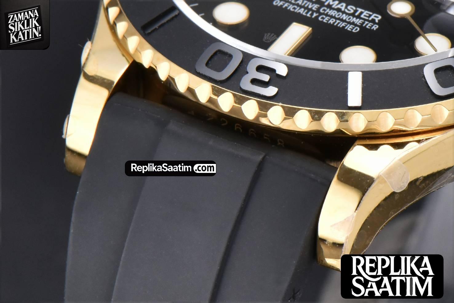 Yacht-Master 226658 GMF 42MM YG 3D Black Ceramic Bezel Oysterflex Strap VR3235 -09