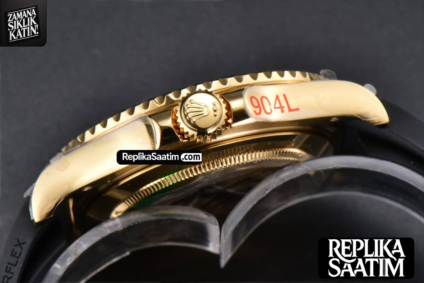 Yacht-Master 226658 GMF 42MM YG 3D Black Ceramic Bezel Oysterflex Strap VR3235 -15