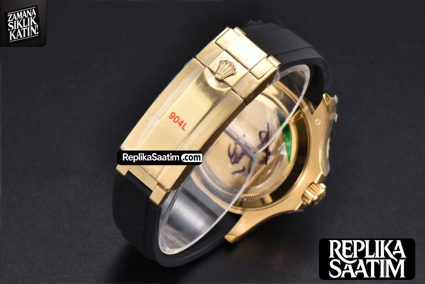Yacht-Master 226658 GMF 42MM YG 3D Black Ceramic Bezel Oysterflex Strap VR3235 -17