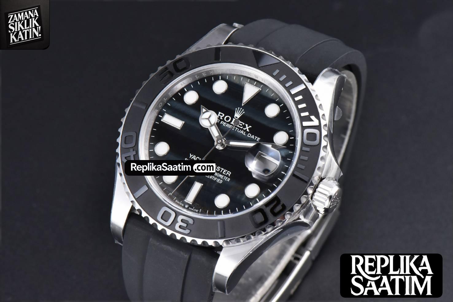 Yacht-Master 42mm 226659 Clean Falcon’s Eye Dial on Black Rubber Strap VR3235 -04