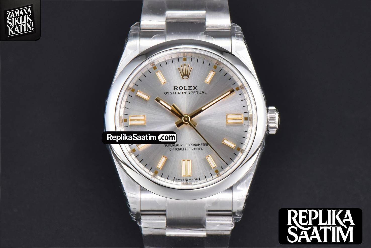 yster Perpetual 126000 36mm VSF 904L Silver Dial Oyster Bracelet VS3235 -01