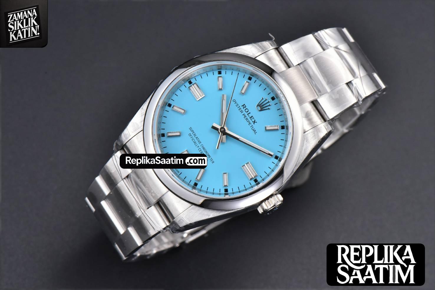 yster Perpetual 126000 36mm VSF 904L Tiffany Dial Oyster Bracelet VS3235 -03