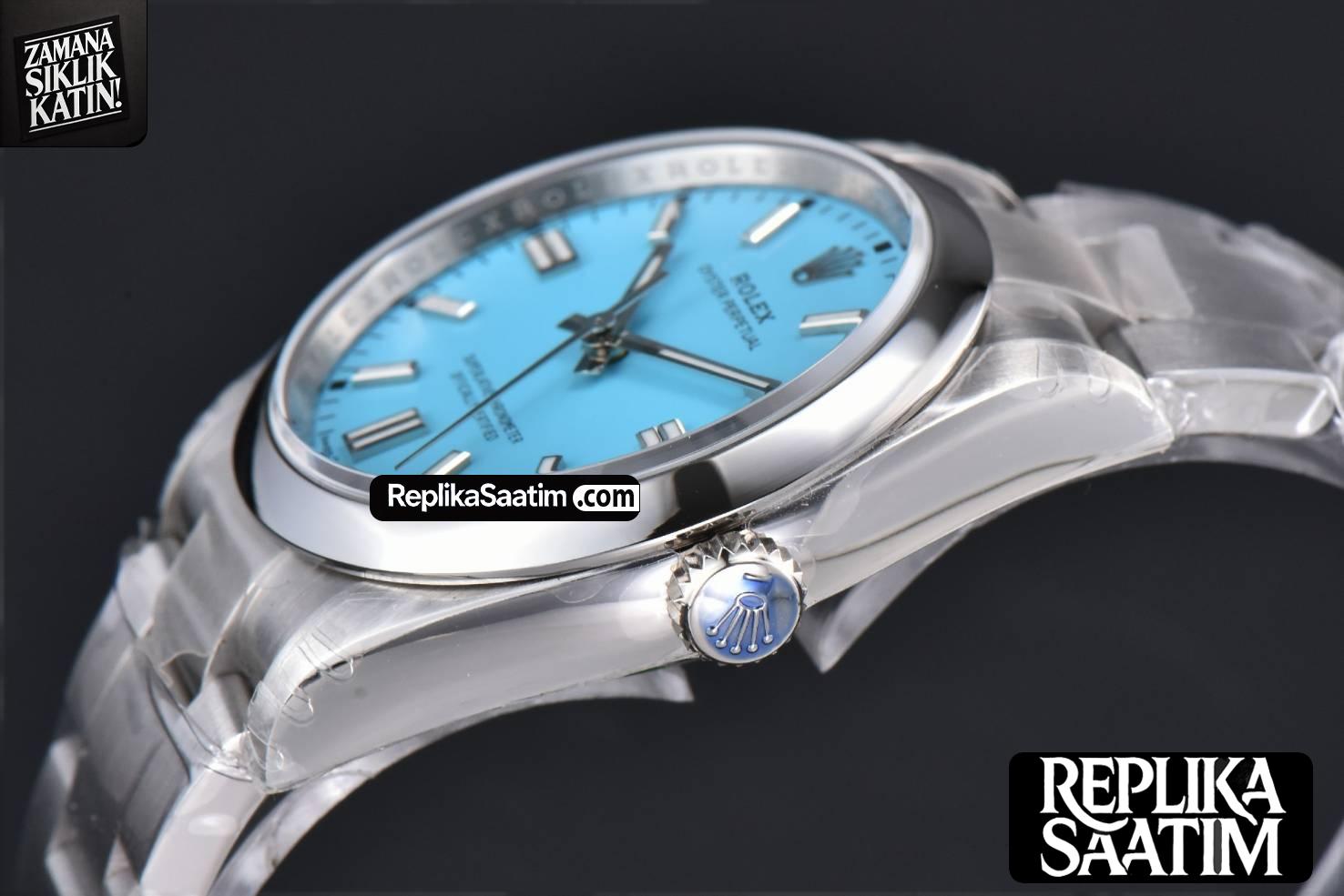 yster Perpetual 126000 36mm VSF 904L Tiffany Dial Oyster Bracelet VS3235 -10